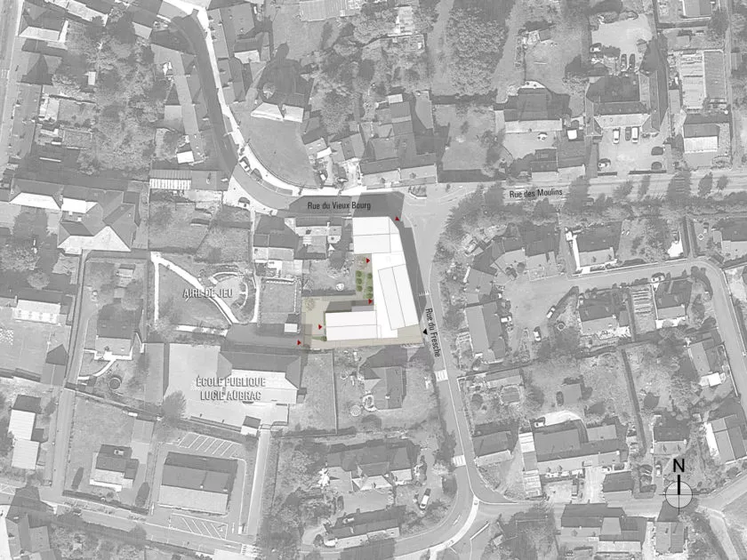 Golhen Associés - Bâtiment périscolaire - Chanteloup - Plan Masse