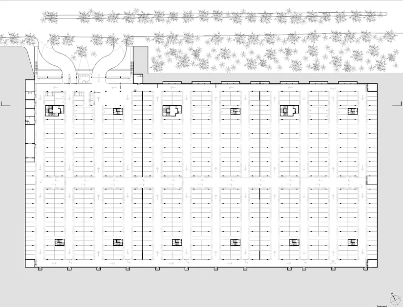 Golhen Associés - Casablanca - Parking Rachidi - Plan