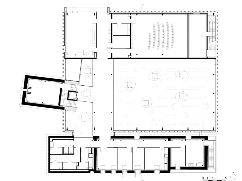 Golhen Associés - Pôle culturel - L'Autre Lieu - Le Rheu - Plan