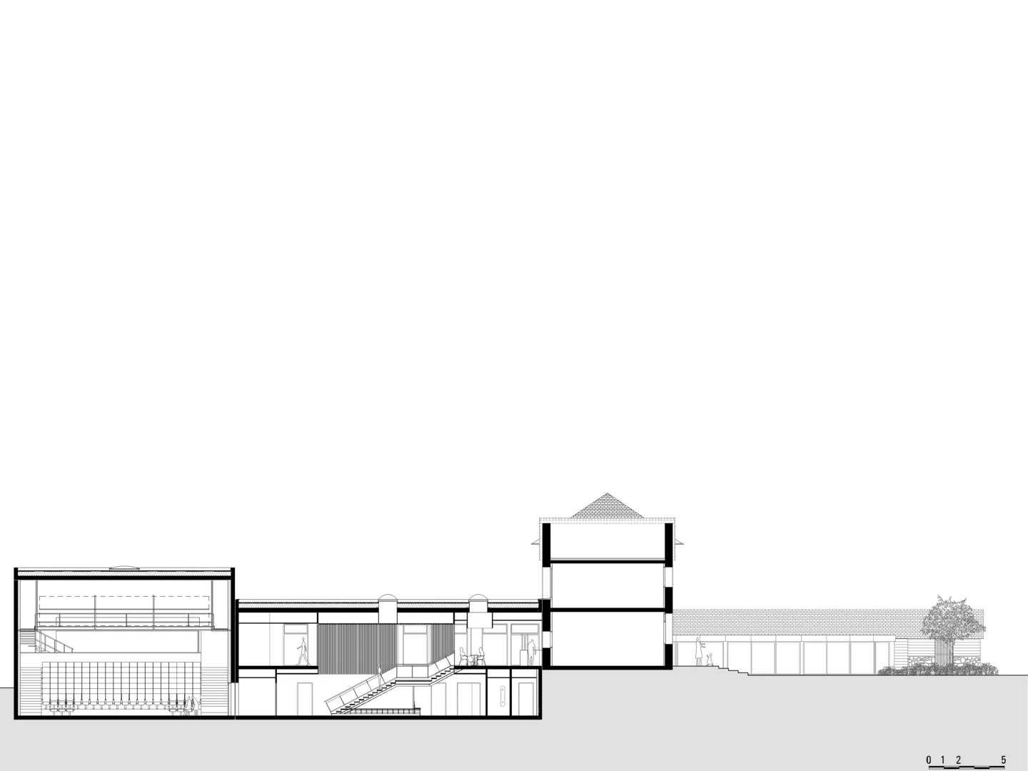 Golhen Associés - Espace Le Goffic - Pacé - Coupe