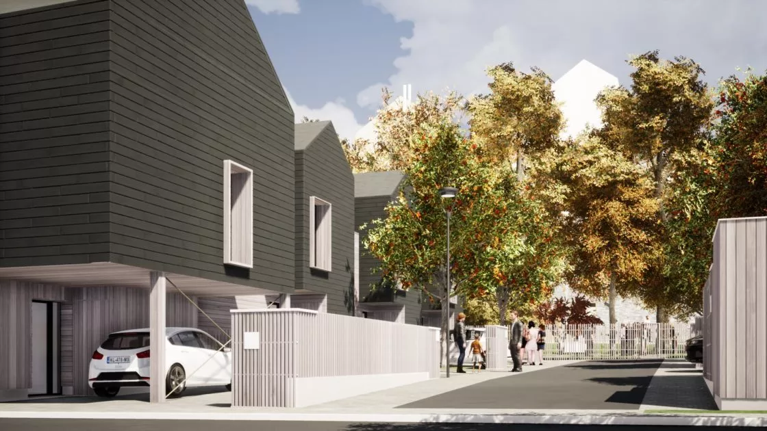 Golhen Associés - Via Silva - Phase 2 - Maisons - Perspective 2