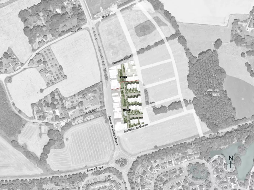 Golhen Associés - Via Silva - Phase 2 - Maisons - Plan Masse