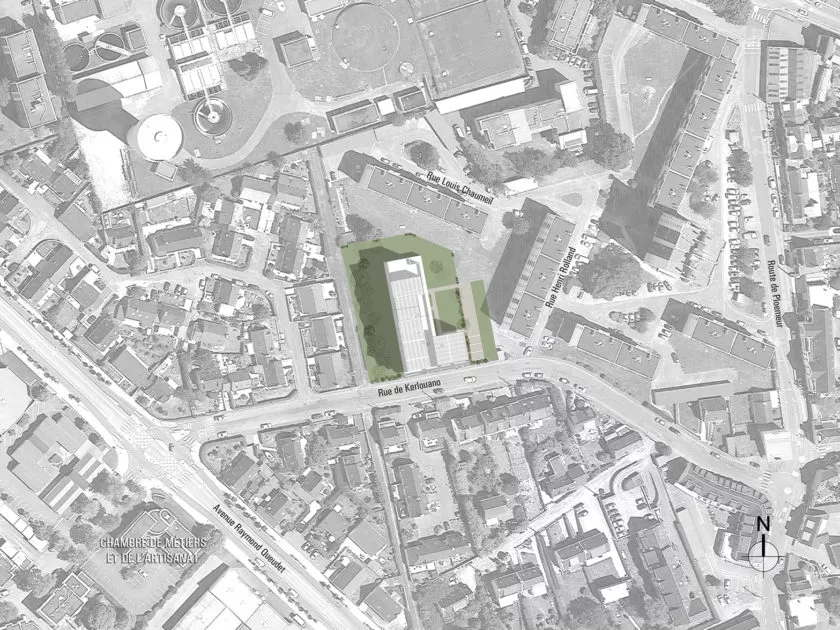 Golhen Associés - Le Majorelle - Lorient - Plan Masse