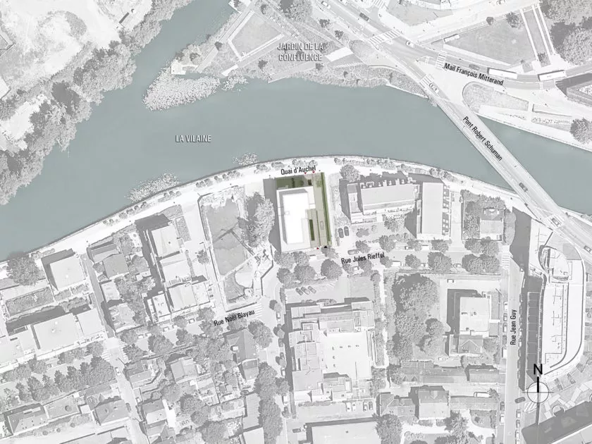 Golhen Associés - Les Mariniers - Quai d'Auchel - Rennes - Plan Masse