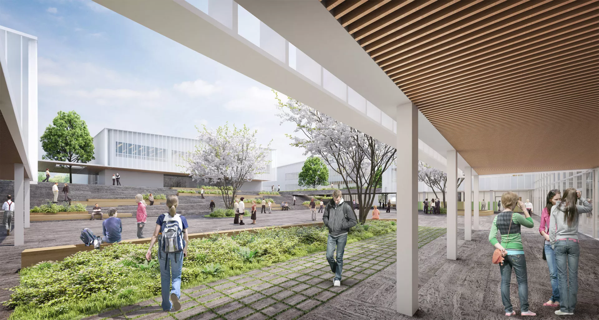Golhen Associés - Lycée - Liffré - Perspective 4