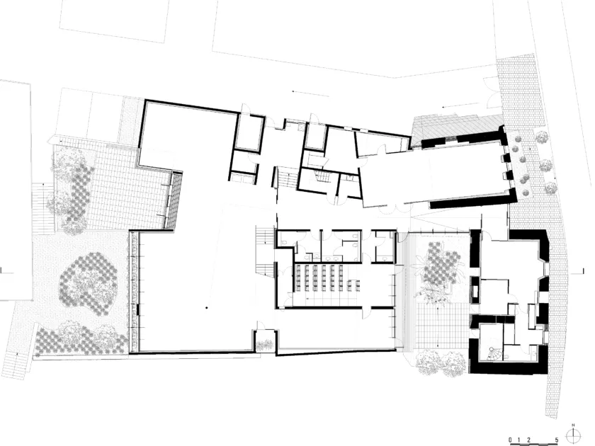 Golhen Associés - Médiathèque - Pontchâteau - Plan