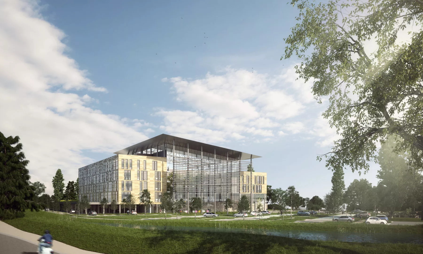 Golhen Associés - Siège social Avril - Bruz - Perspective 2