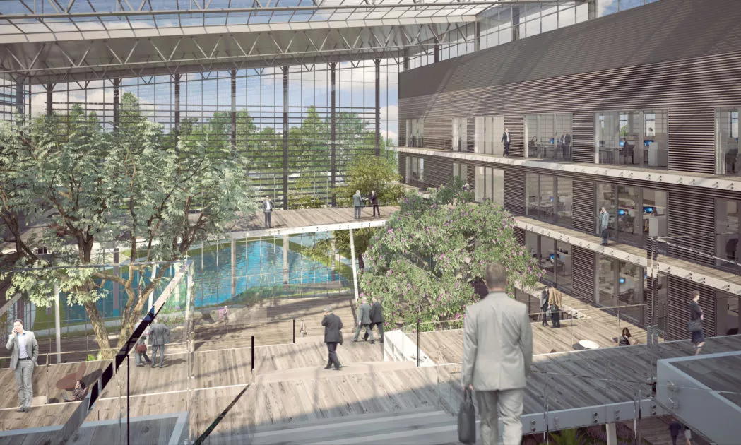 Golhen Associés - Siège social Avril - Bruz - Perspective 3