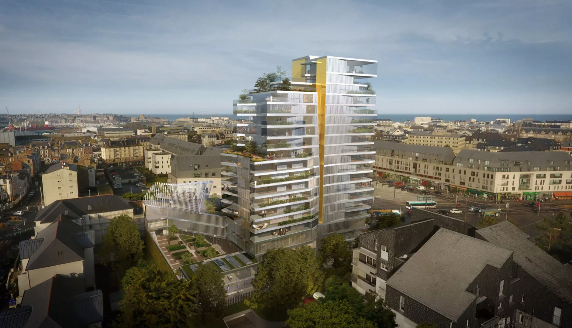 Golhen Associés - Tour - Saint Malo - Perspective 2