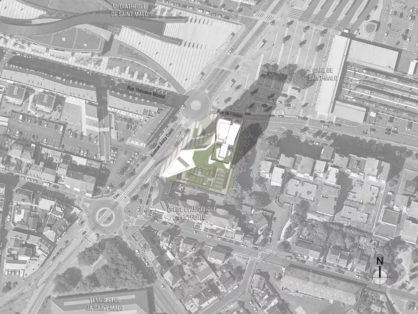 Golhen Associés - Tour - Saint Malo - Plan Masse