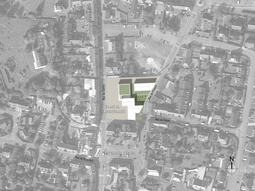 Golhen Associés - Mairie - Saint-Gilles - Plan Masse