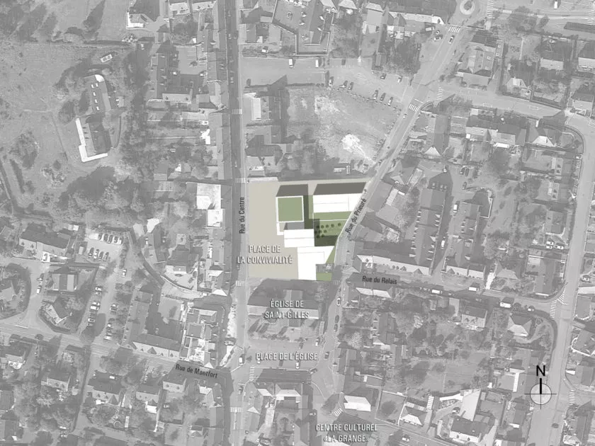 Golhen Associés - Mairie - Saint-Gilles - Plan Masse