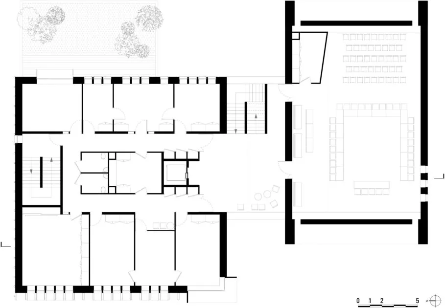 Golhen Associés - Mairie - Saint-Gilles - Plan