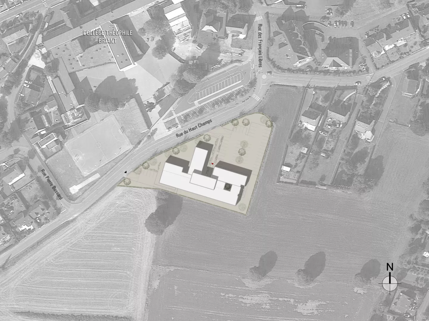 Golhen Associés - Maison de la Santé Tinténiac - Plan Masse