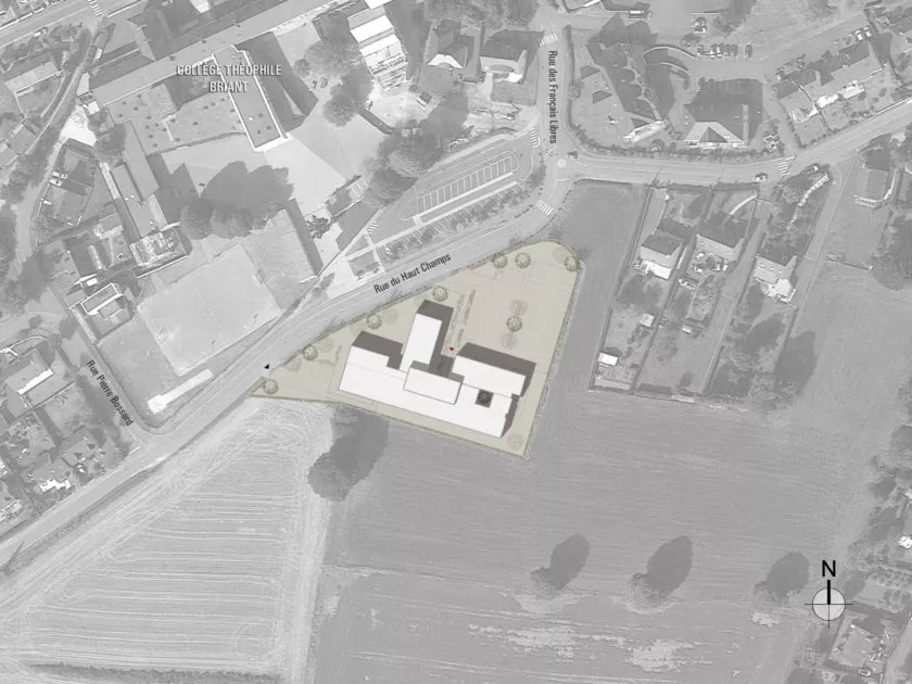 Golhen Associés - Maison de la Santé Tinténiac - Plan Masse