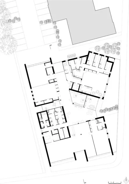 Golhen Associés - Pôle Socio-culturel - Romagné - Plan