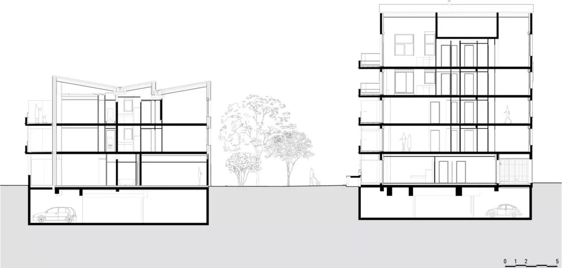 Golhen Associés - Via Silva - Phase 1 - Lot O - Coupe