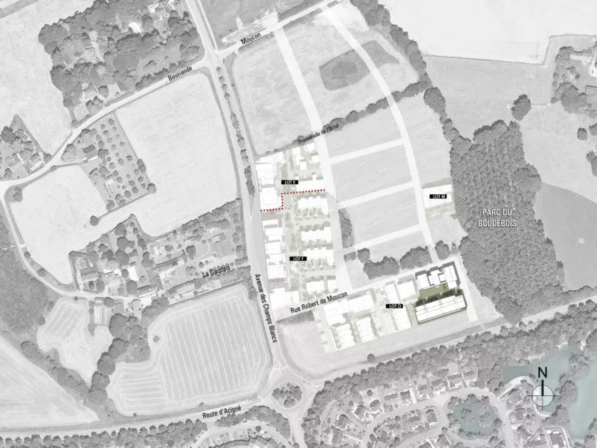 Golhen Associés - Via Silva - Phase 1 - Lot O - Plan Masse