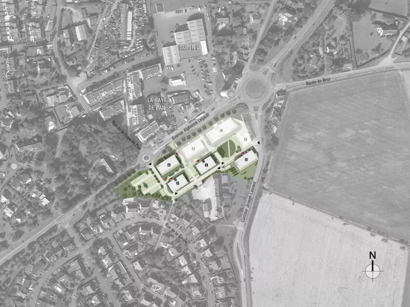 Golhen Associés - La Haye de Pan - Plan Masse